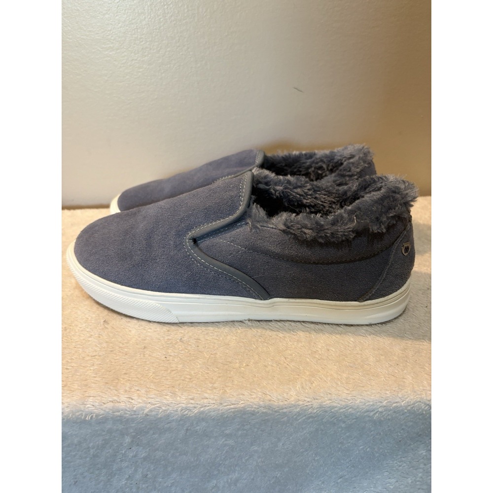 MinneTonka Women's Blue Suede Leather Shoes 40488 Size 10 M EUC